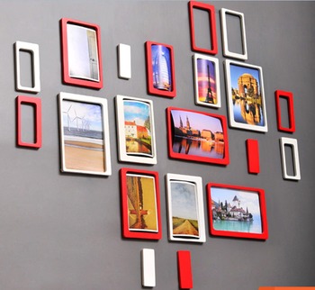 Họa tiết gỗ 3D hình chữ nhật (có đen, đỏ, trắng)