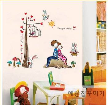 Decal dán tường tình nhân 7