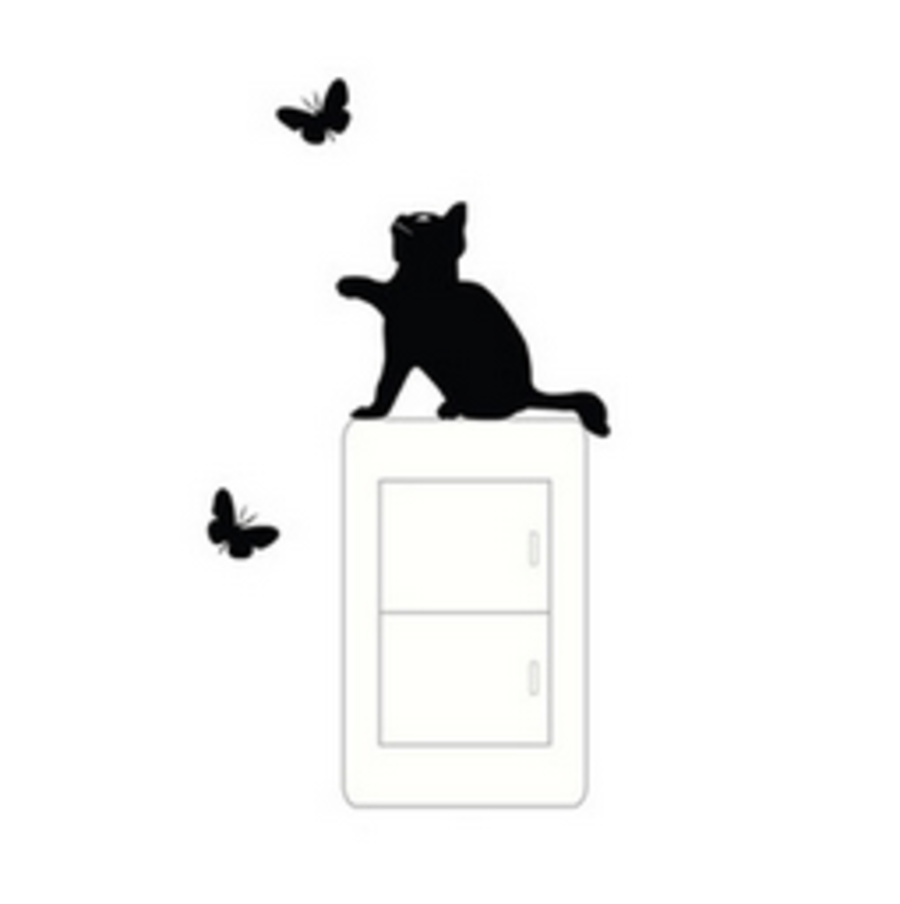 Ổ điện mèo vờn bướm