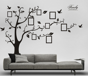 Decal dán tường cây photo 3 size to