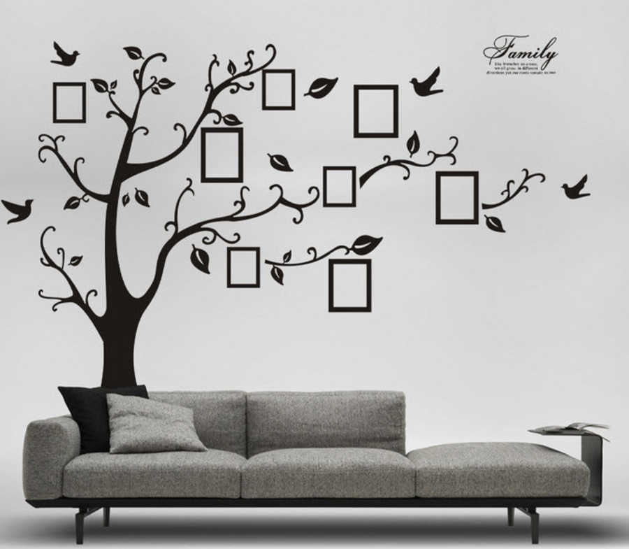 Decal dán tường cây photo 3 size to