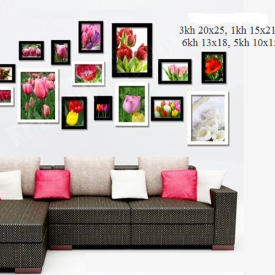 Khung gỗ bộ 15 khung - KG004