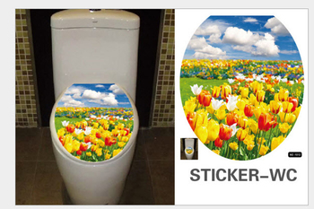 Dán toilet nắng xuân
