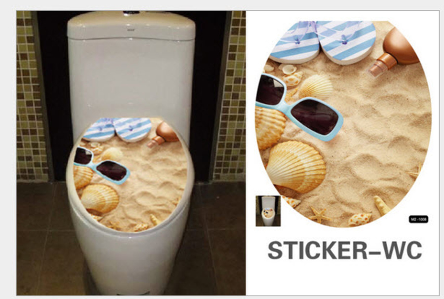 Dán toilet vỏ ốc