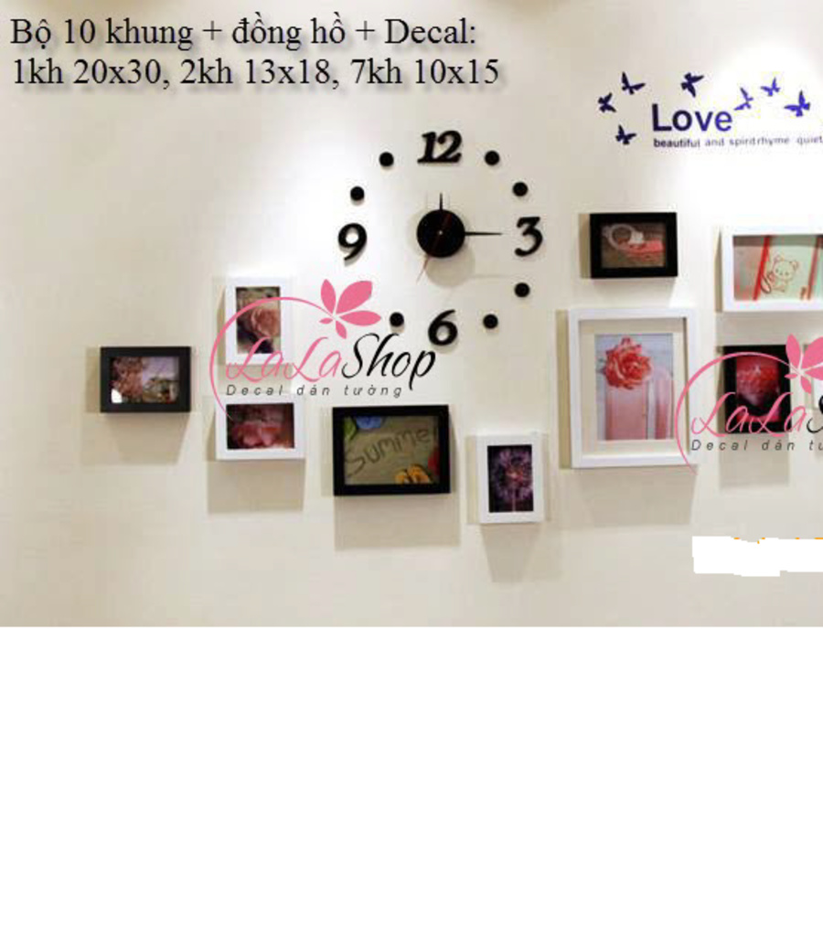 Khung gỗ bộ 10 khung - KG042