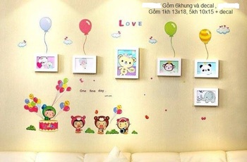 Khung gỗ bộ 6 khung - KG028