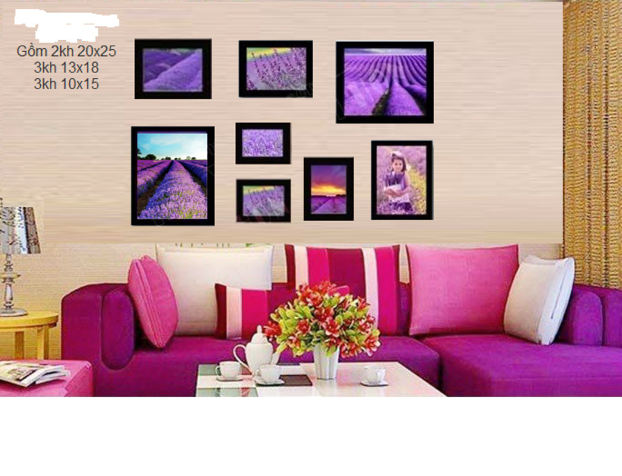 Khung gỗ bộ 8 khung - KG013