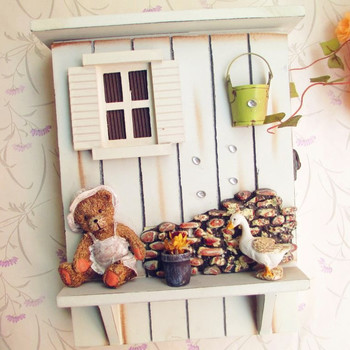 Tủ treo móc khóa hình gấu