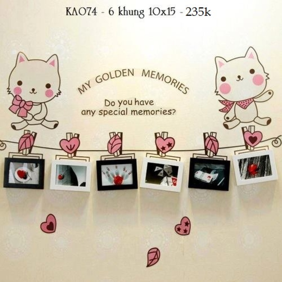 Khung ảnh bộ 6 khung - KA074