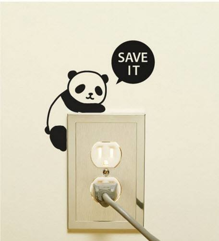 Ổ điện gấu panda