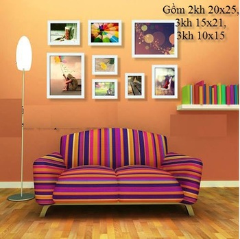 Bộ khung ảnh 8 khung - KA073