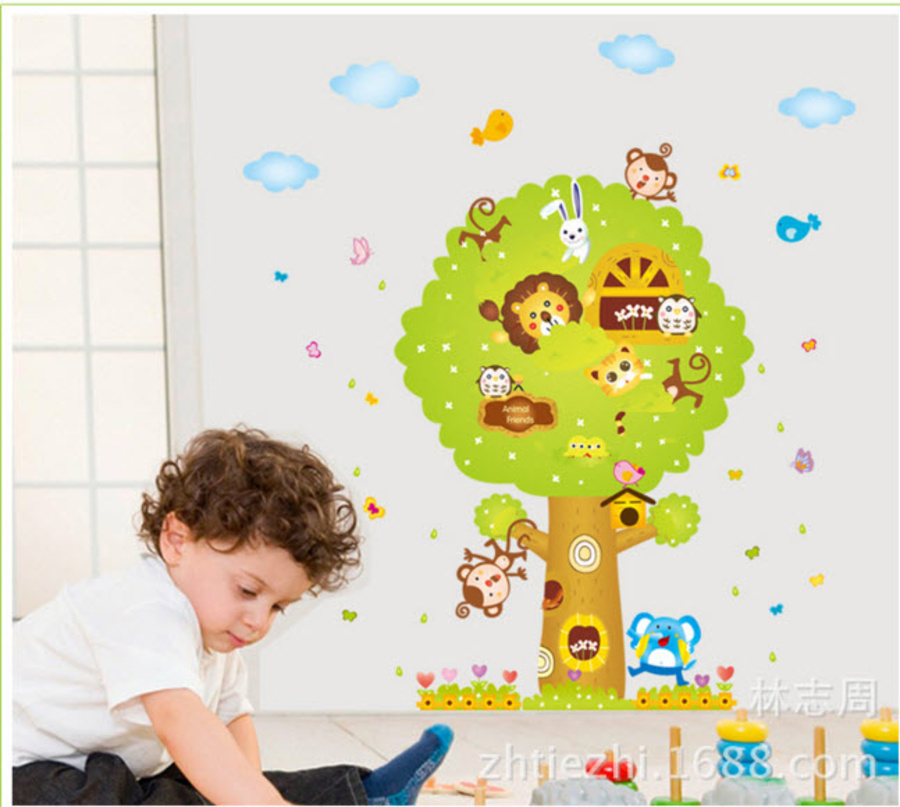 Decal nhà cây ngộ nghĩnh 2