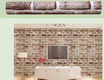 Giấy decal cuộn giả gạch họa tiết xám