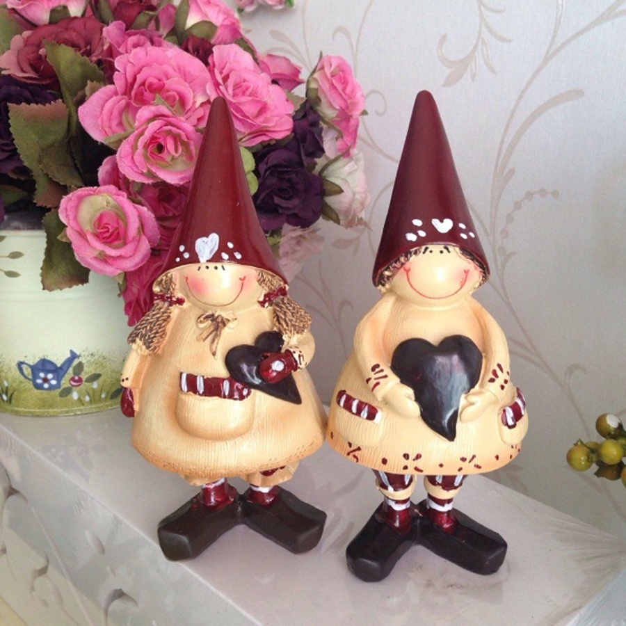 Bộ búp bê trang trí mũ nhọn