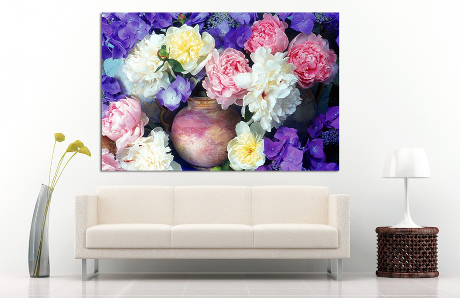 Tranh treo tường bình hoa nghệ thuật