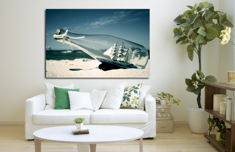 Tranh treo tường chai nghệ thuật