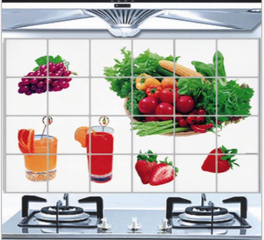 Decal dán bếp ly sinh tố size 60x90cm