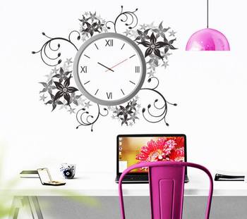 Đồng hồ họa tiết hoa 5 cánh