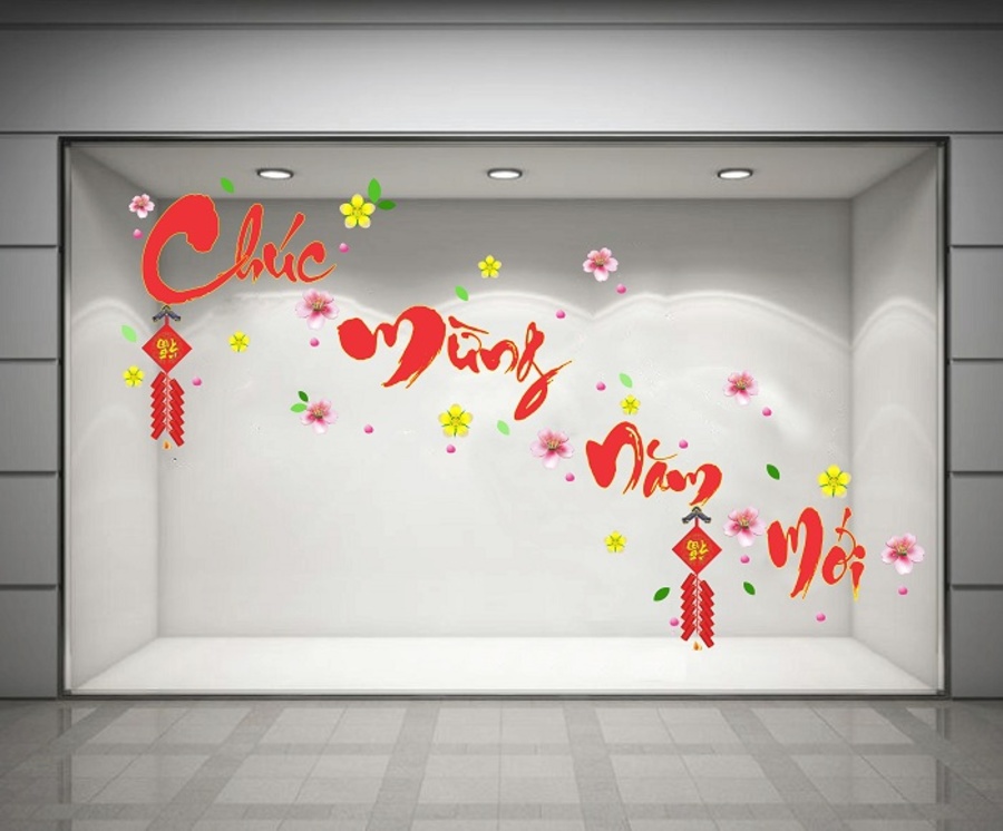 Decal chúc mừng năm mới