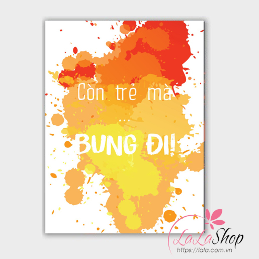 Decal văn phòng còn trẻ mà bung đi