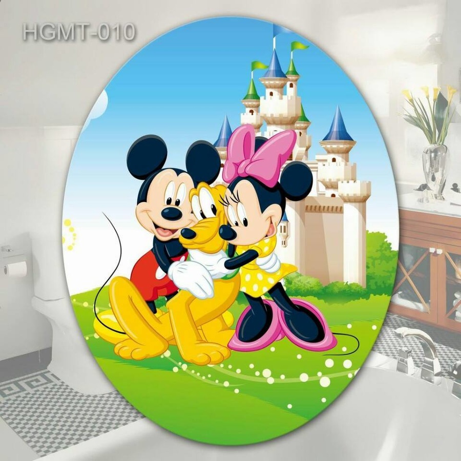 Dán toilet chuột Mickey