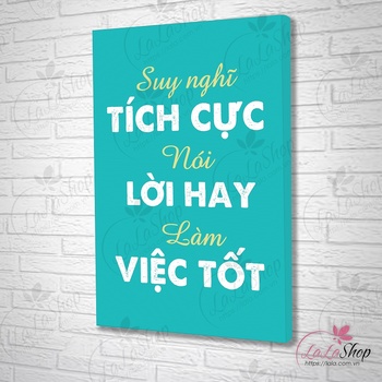 Tranh treo tường suy nghĩ tích cực