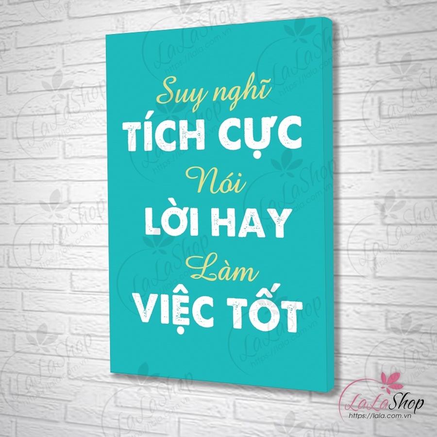Tranh treo tường suy nghĩ tích cực