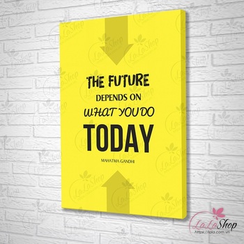 Tranh văn phòng what you do today