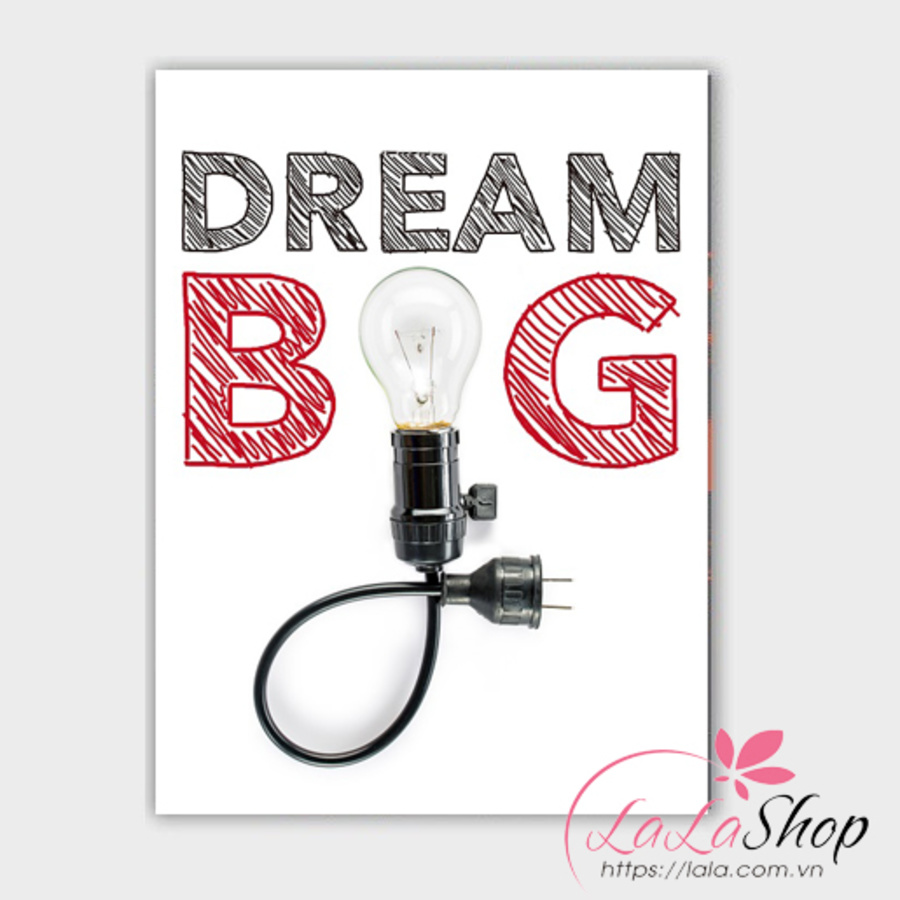 Decal văn phòng Dream big