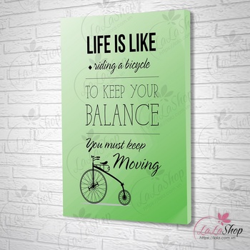 Tranh treo tường to keep your balance 2