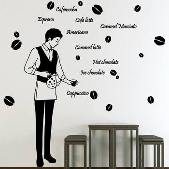 Decal dán tường Coffee 7