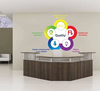 Decal văn phòng Quality