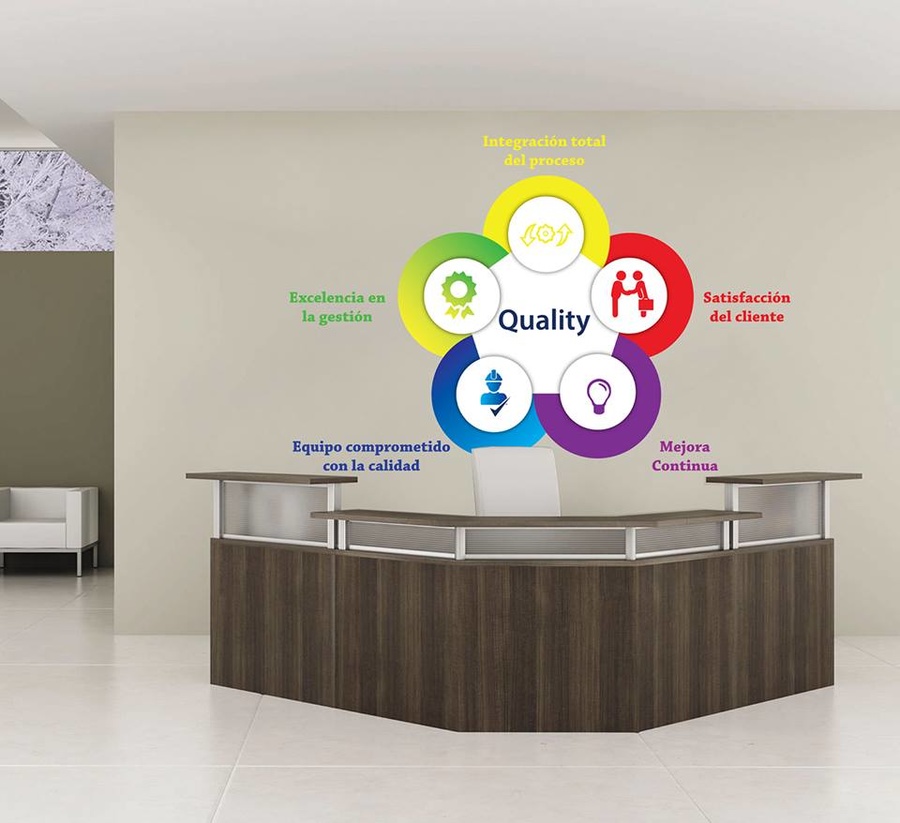 Decal văn phòng Quality