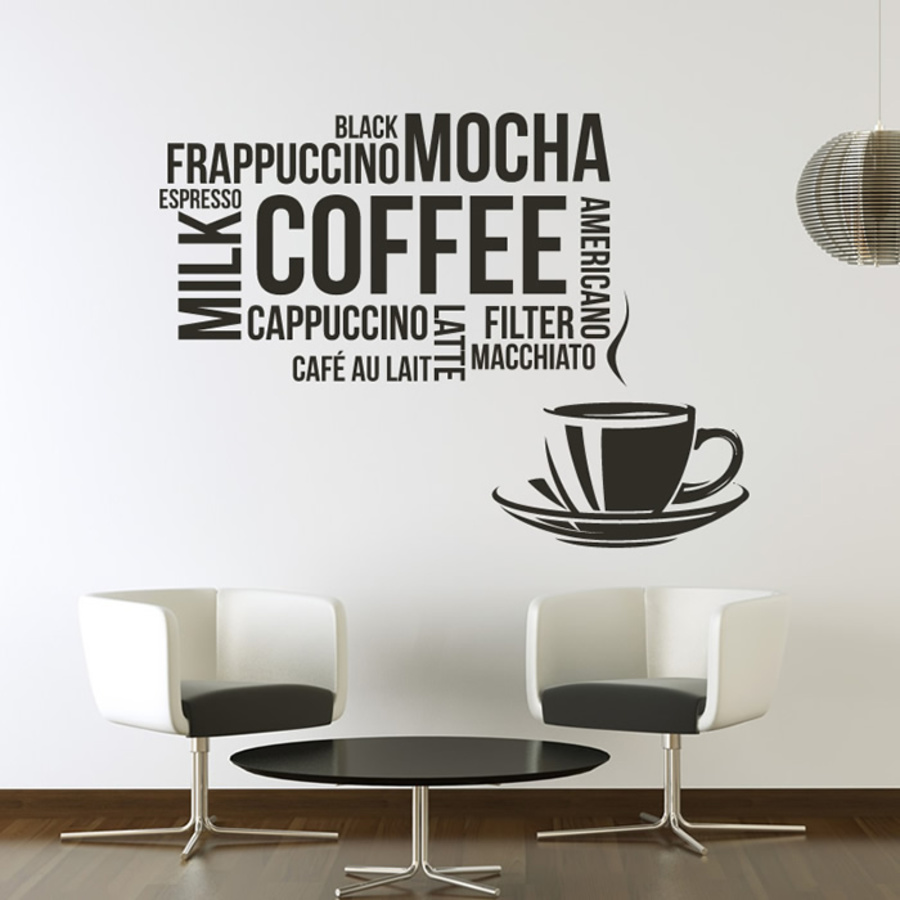 Decal dán tường Coffee 10