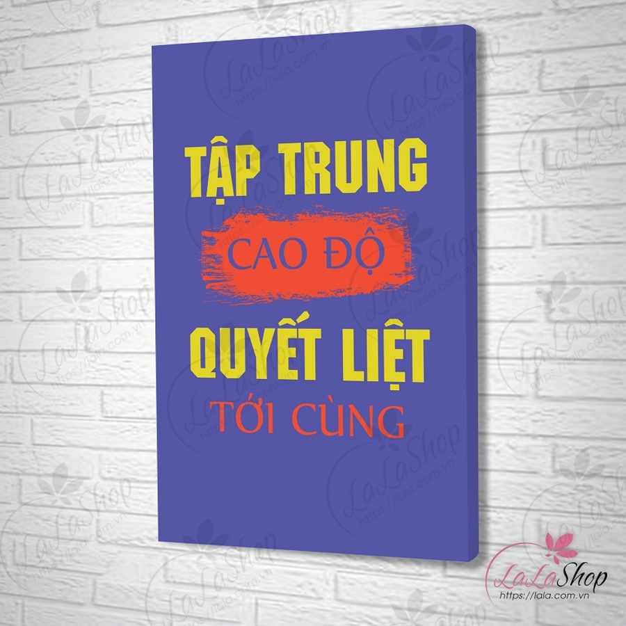 Tranh treo tường tập trung cao độ quyết liệt tới cùng