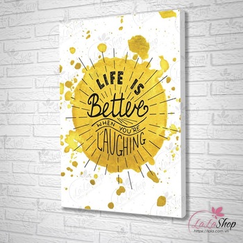 Tranh văn phòng life is better