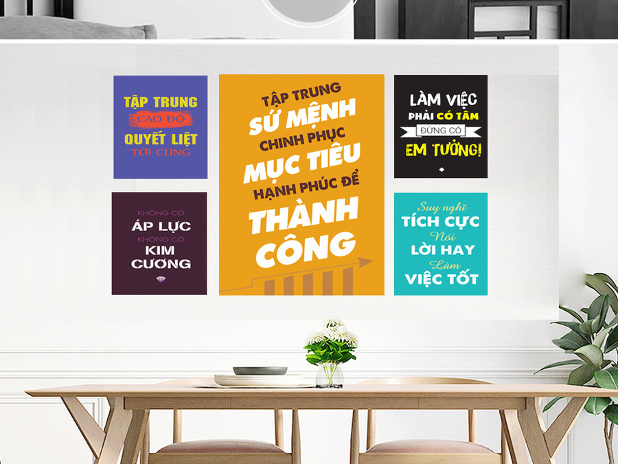 Combo tranh văn phòng 2