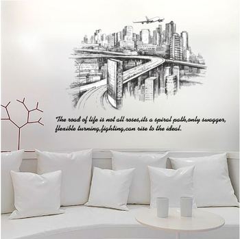 Decal cây cầu kiến trúc