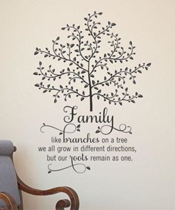 Decal dán tường family
