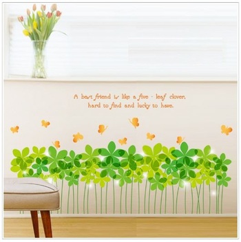 Chân tường hàng rào cây 5 lá