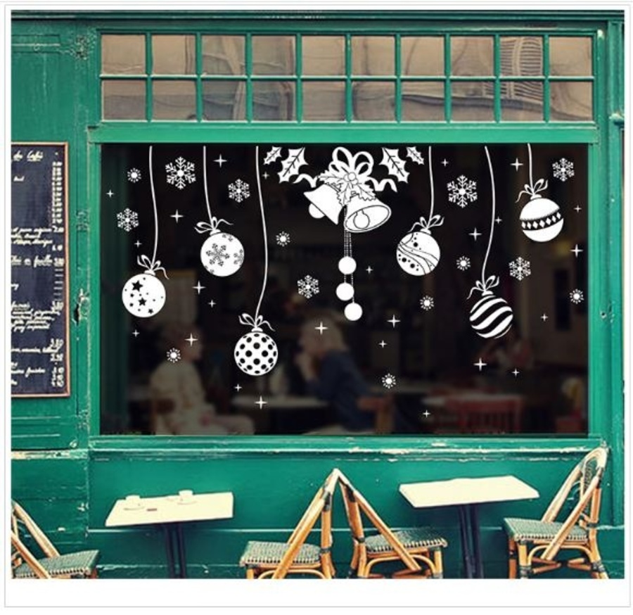 Decal quả cầu Noel 2