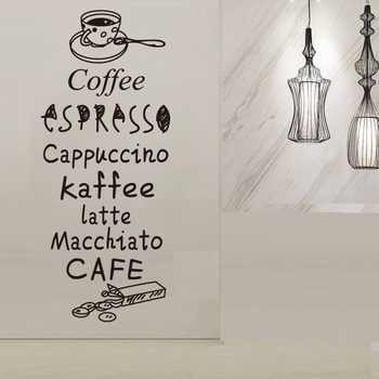 Decal dán tường Coffee 12