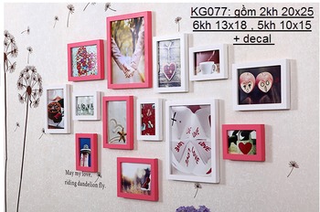 Khung gỗ bộ 13 khung - KG077