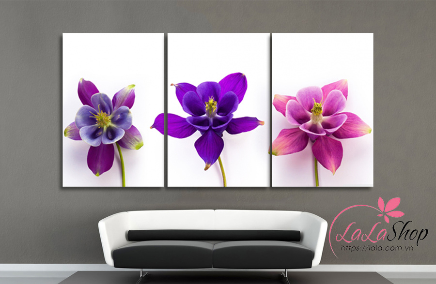 Tranh treo tường ba hoa lan