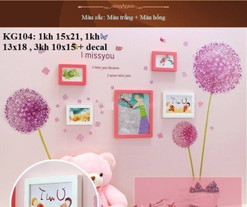 Khung ảnh bộ 5 khung -KG104