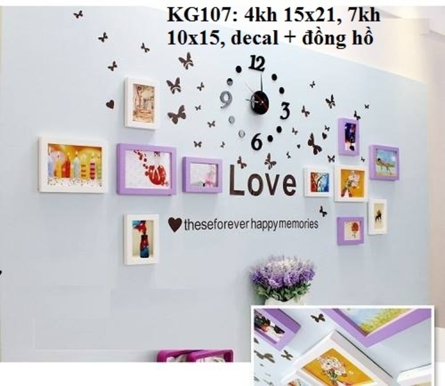 Khung ảnh bộ 11 khung - KG107