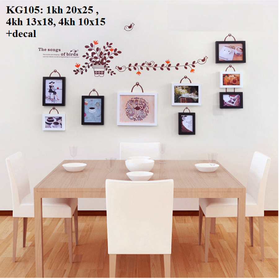 Khung ảnh bộ 9 khung - KG105
