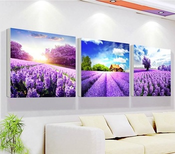 Tranh treo tường vườn hoa lavender (TI073)(LA)