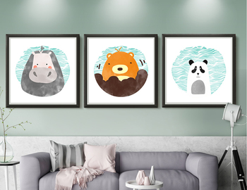 Tranh Treo Tường Hà Mã Ngộ Nghĩnh 2