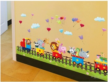 Decal đoàn tàu chở thú